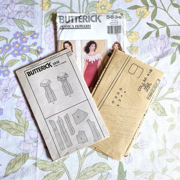 Vintage 90s Sewing Pattern UNCUT Butterick 5838 Size 6-12 - Picture 3 of 3